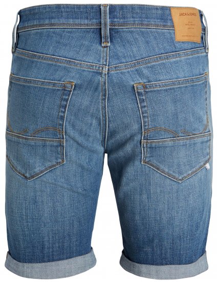 Jack & Jones JJIRICK JJFOX Shorts Blue Denim - Korte broeken - Grote Maten Korte Broeken Heren