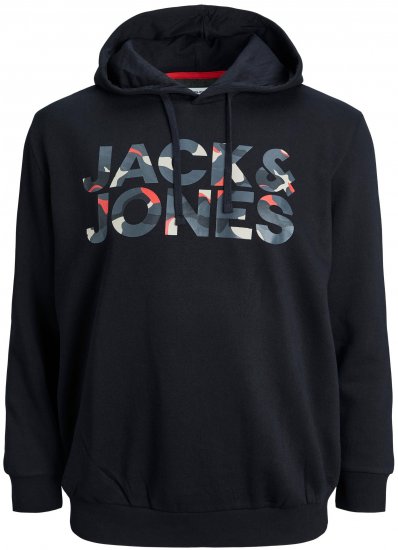 Jack & Jones JJRAMP Hoodie Black - Sweaters & hoodies - Sweaters & Hoodies Grote Maten Heren