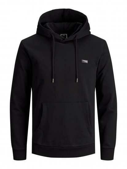 Jack & Jones JCOKING SWEAT HOOD Black - Sweaters & hoodies - Sweaters & Hoodies Grote Maten Heren