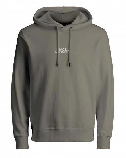 Jack & Jones JPRBLABOOSTER SWEAT Light Gray - Sweaters & hoodies - Sweaters & Hoodies Grote Maten Heren