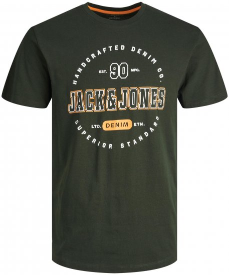 Jack & Jones JJSTAMP TEE Green - T-shirts - Grote Maten T-shirts Heren