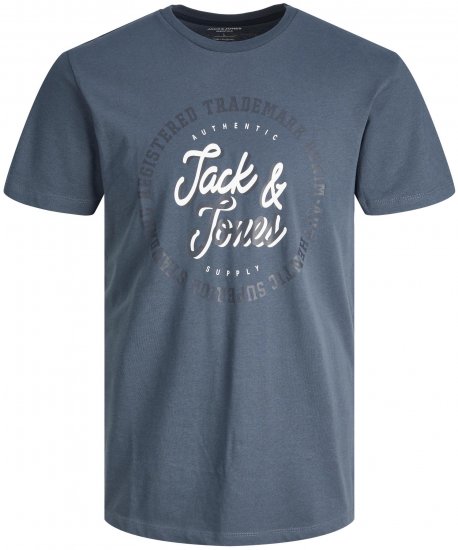 Jack & Jones JJSTAMP TEE Ombre Blue - T-shirts - Grote Maten T-shirts Heren
