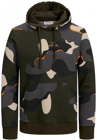 Jack & Jones JJCRAMP Hoodie Green - Sweaters & hoodies - Sweaters & Hoodies Grote Maten Heren