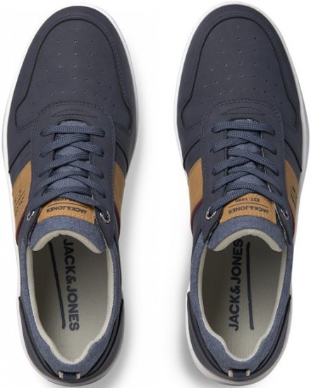 Jack & Jones Dang Faux Nubuck Combo Sneakers Navy Blazer - Herenschoenen 40-52 - 