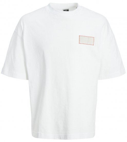 Jack & Jones JCONASA TEE White - T-shirts - Grote Maten T-shirts Heren