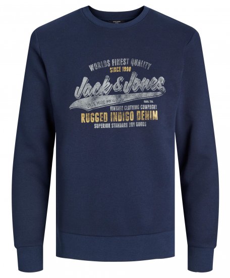 Jack & Jones JPRBLUBILLY Sweatshirt Navy - Sweaters & hoodies - Sweaters & Hoodies Grote Maten Heren