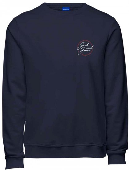 Jack & Jones JORJERRY SC SWEATSHIRT Navy - Sweaters & hoodies - Sweaters & Hoodies Grote Maten Heren