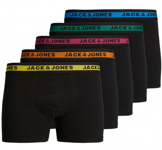 Jack & Jones JACJOSH Boxers 5-pack Black - Ondergoed & zwem - Grote Maten Ondergoed Heren