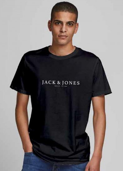 Jack & Jones JPRBLABOOSTER T-shirt Black - T-shirts - Grote Maten T-shirts Heren