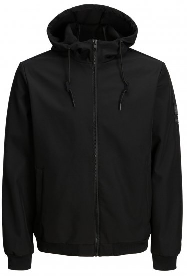 Jack & Jones JCOCLASSIC Waffle Jacket Black - Jassen - Grote Maten Herenjassen
