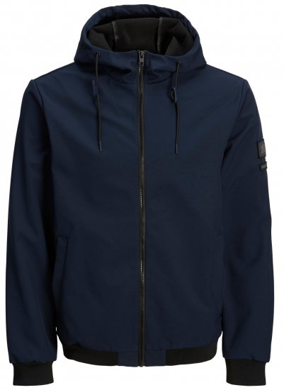 Jack & Jones JCOCLASSIC Waffle Jacket Navy Blazer - Jassen - Grote Maten Herenjassen