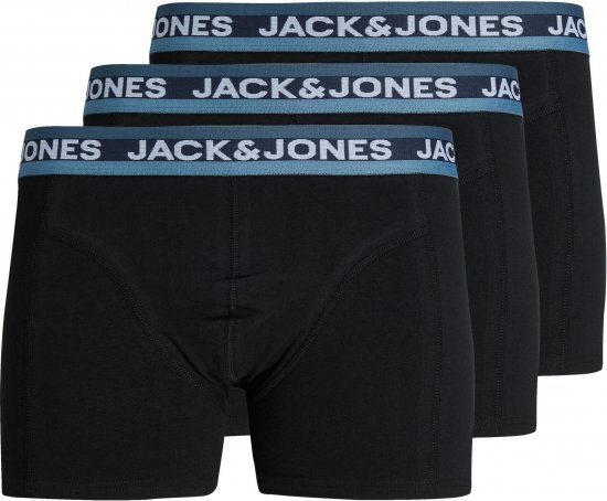 Jack & Jones JACDNA WB TRUNKS 3 PACK Black - Ondergoed & zwem - Grote Maten Ondergoed Heren