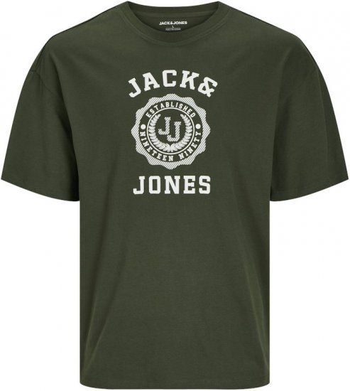 Jack & Jones VICTO T-Shirt Kombu Green - T-shirts - Grote Maten T-shirts Heren