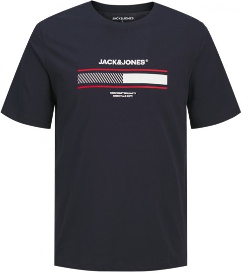 Jack & Jones SOUTH T-Shirt Navy Blazer - T-shirts - Grote Maten T-shirts Heren