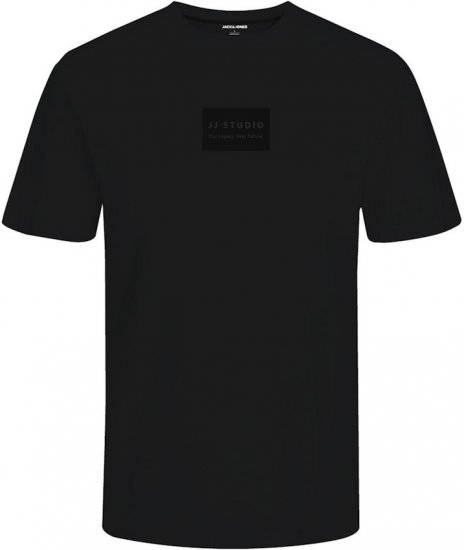 Jack & Jones Hakkai T-Shirt Black - T-shirts - Grote Maten T-shirts Heren