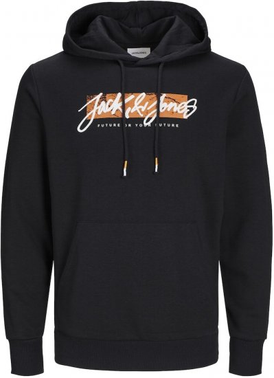 Jack & Jones Tiley Hoodie Black - Sweaters & hoodies - Sweaters & Hoodies Grote Maten Heren