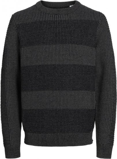 Jack & Jones HUGO Knitted Sweater Black - Sweaters & hoodies - Sweaters & Hoodies Grote Maten Heren