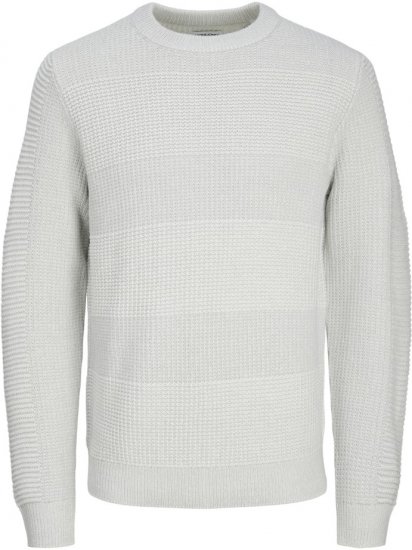 Jack & Jones HUGO Knitted Sweater White - Sweaters & hoodies - Sweaters & Hoodies Grote Maten Heren