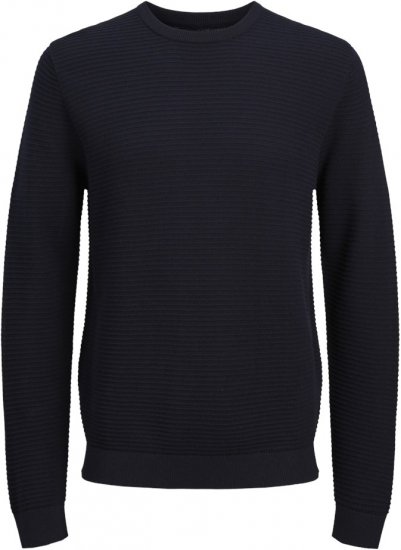 Jack & Jones OTTO Knitted Sweater Navy - Sweaters & hoodies - Sweaters & Hoodies Grote Maten Heren