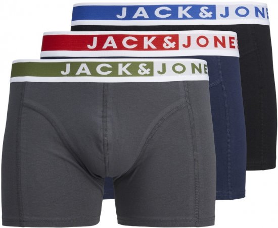 Jack & Jones JACKARIM Trunks 3-Pack Red - Ondergoed & zwem - Grote Maten Ondergoed Heren