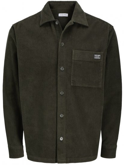 Jack & Jones Corduroy Long Sleeve Overshirt Rosin - Overhemden - Overhemden Grote Maten Heren