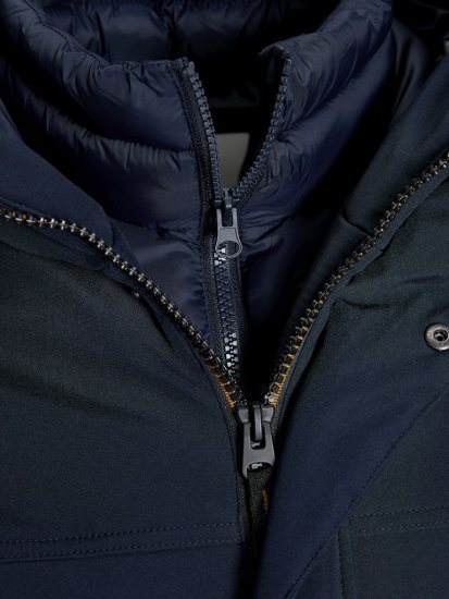 Jack & Jones Finn Softshell Parka Sky Captain - Jassen - Grote Maten Herenjassen