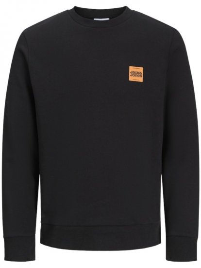 Jack & Jones Brandy Crew Neck Sweatshirt Black - Sweaters & hoodies - Sweaters & Hoodies Grote Maten Heren