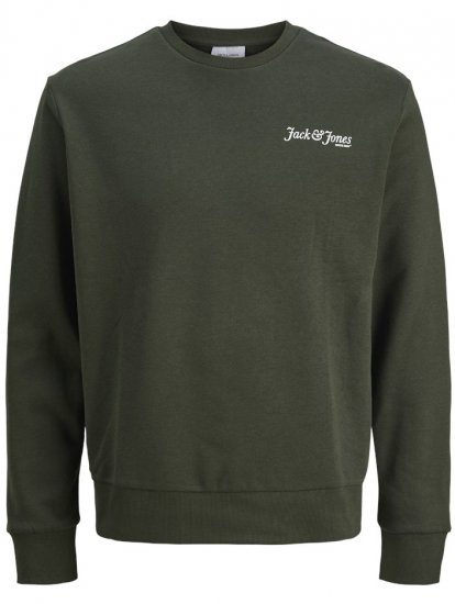 Jack & Jones Yuki Back Print Crew Neck Sweatshirt Duffel Bag - Sweaters & hoodies - Sweaters & Hoodies Grote Maten Heren