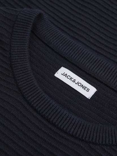 Jack & Jones Otto Crew Neck Knit Pullover Sky Captain - Sweaters & hoodies - Sweaters & Hoodies Grote Maten Heren