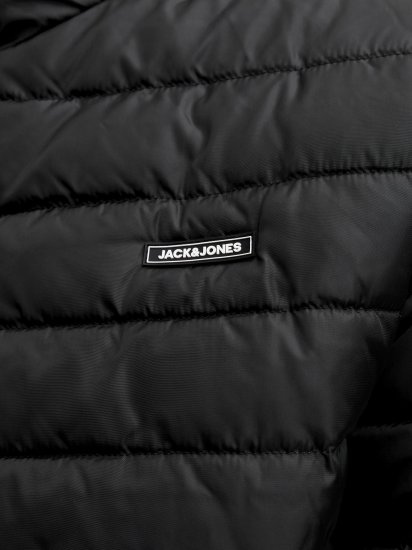 Jack & Jones Elvis Light Puffer Collar Jacket Black - Jassen - Grote Maten Herenjassen