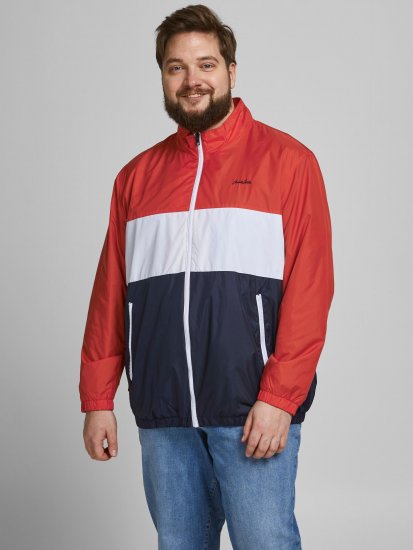 Jack & Jones Hunter Light Jacket Red - Jassen - Grote Maten Herenjassen