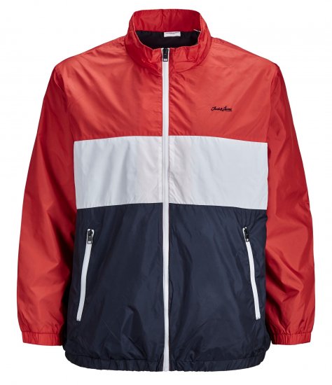 Jack & Jones Hunter Light Jacket Red - Jassen - Grote Maten Herenjassen