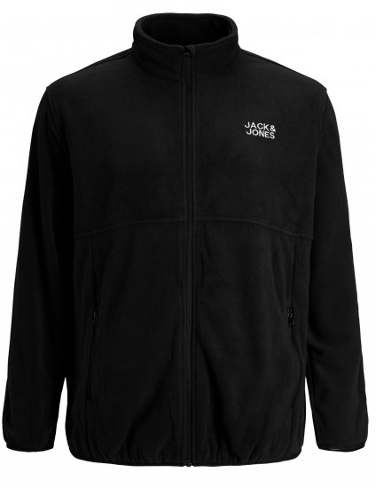 Jack & Jones Hype Fleece Black - Jassen - Grote Maten Herenjassen