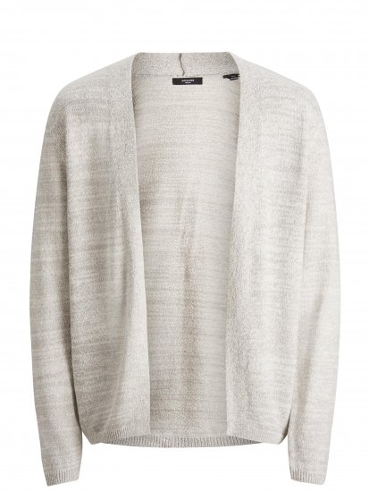 Jack & Jones Blasonic Knit Cardigans Egret - Sweaters & hoodies - Sweaters & Hoodies Grote Maten Heren