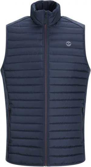 Jack & Jones MULTI BODYWARMER With COLLAR Navy Blazer - Jassen - Grote Maten Herenjassen