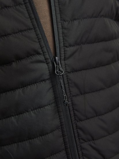 Jack & Jones MULTI QUILTED SET-IN Sleeves Jacket Black - Jassen - Grote Maten Herenjassen