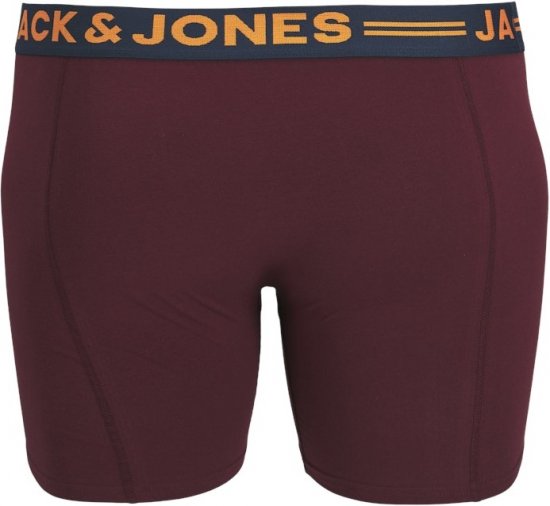 Jack & Jones LICHFIELD Trunks 3-Pack Burgundy - Ondergoed & zwem - Grote Maten Ondergoed Heren