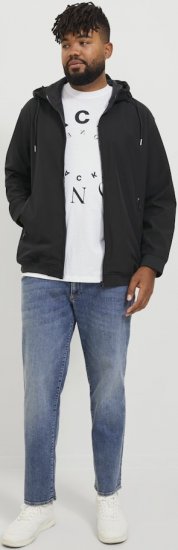 Jack & Jones BASIC Water-Resistant Softshell Jacket Black - Jassen - Grote Maten Herenjassen