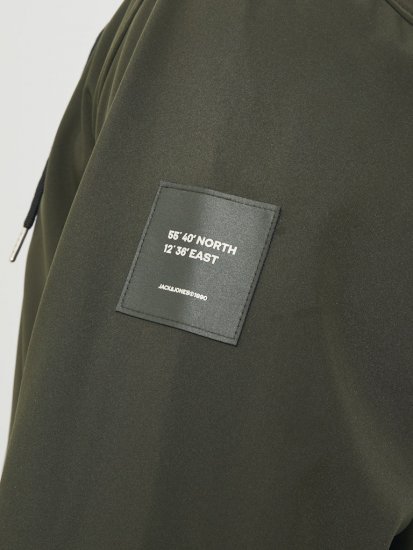 Jack & Jones BASIC Water-Resistant Softshell Jacket Green - Jassen - Grote Maten Herenjassen