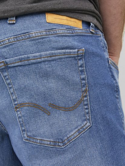 Jack & Jones MIKE ORIGINAL SQ 223 Jeans Blue Denim - Jeans & broeken - Jeans & Broeken Grote Maten Heren