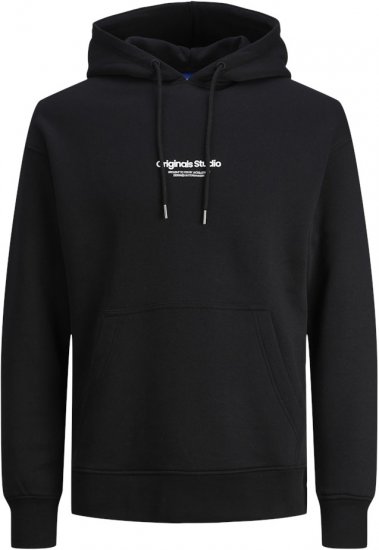 Jack & Jones ESTERBRO Hoodie Black - Sweaters & hoodies - Sweaters & Hoodies Grote Maten Heren