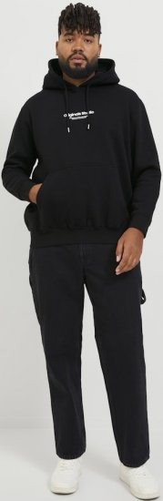 Jack & Jones ESTERBRO Hoodie Black - Sweaters & hoodies - Sweaters & Hoodies Grote Maten Heren