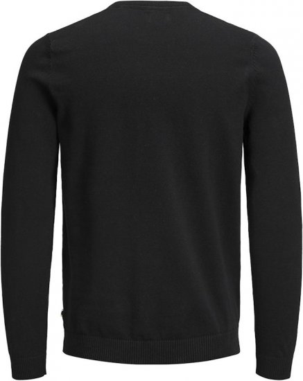 Jack & Jones BASIC Knitted Sweater Black - Sweaters & hoodies - Sweaters & Hoodies Grote Maten Heren