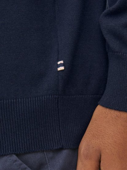 Jack & Jones BASIC Knitted Sweater Navy Blazer - Sweaters & hoodies - Sweaters & Hoodies Grote Maten Heren