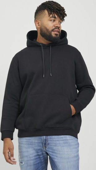 Jack & Jones BRADLEY Hoodie Black - Sweaters & hoodies - Sweaters & Hoodies Grote Maten Heren