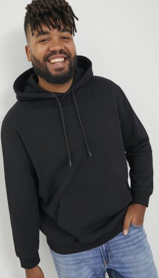 Jack & Jones BRADLEY Hoodie Black - Sweaters & hoodies - Sweaters & Hoodies Grote Maten Heren