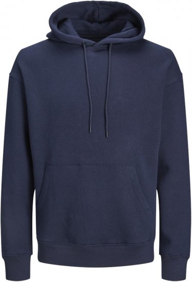 Jack & Jones BRADLEY Hoodie Navy Blazer - Sweaters & hoodies - Sweaters & Hoodies Grote Maten Heren