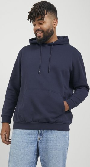 Jack & Jones BRADLEY Hoodie Navy Blazer - Sweaters & hoodies - Sweaters & Hoodies Grote Maten Heren