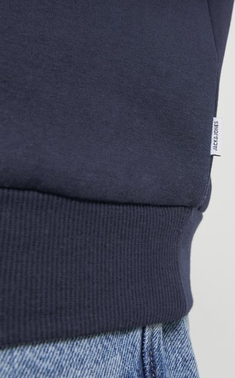 Jack & Jones BRADLEY Hoodie Navy Blazer - Sweaters & hoodies - Sweaters & Hoodies Grote Maten Heren