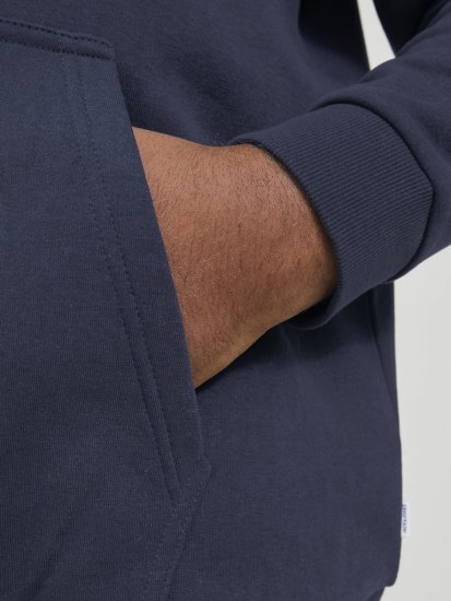 Jack & Jones BRADLEY Hoodie Navy Blazer - Sweaters & hoodies - Sweaters & Hoodies Grote Maten Heren